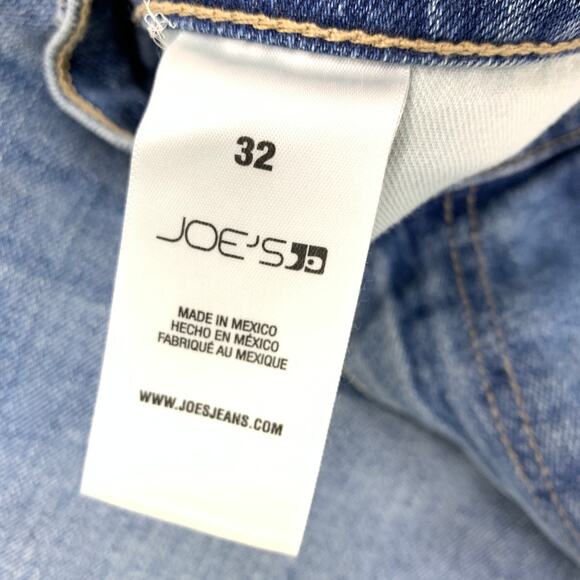 Joe's Jeans Brixton Denim Shorts Mens Size 32 Light Wash Stretch Cuffed Cut Hem - Picture 7 of 8